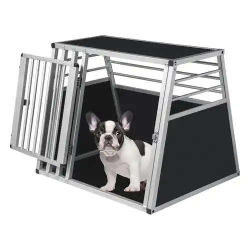 Eugad-Hundebox EUGAD Hundetransportbox Alu 80 x 65 x 65 cm