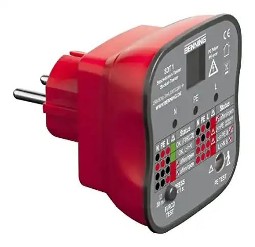 Die beste Steckdosentester BENNING Sockeltester SDT 1 mit Fingerkontakt 2026 Test Bestseller Steckdosentester BENNING Sockeltester SDT 1 mit Fingerkontakt