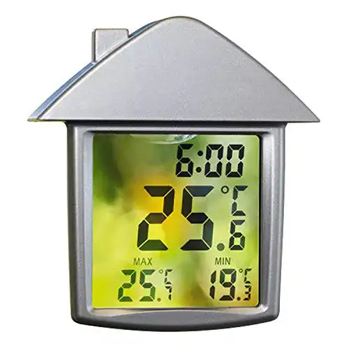 Fensterthermometer SELVA Digitales Außergewöhnlich