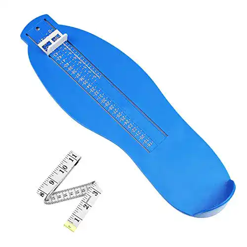 Fußmessgerät CHIFOOM 2tlg Set Schuhgrößentabelle