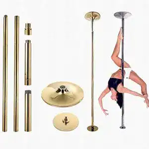 Pole-Dance-Stange EASOUG Golden Profi Tanzstange,Strip Stange