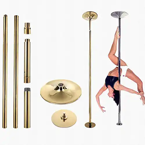 Pole-Dance-Stange EASOUG Golden Profi Tanzstange,Strip Stange