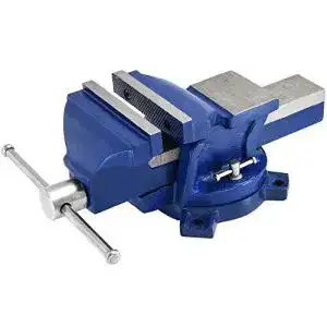 Schraubstock 125 mm Deuba Spannweite 360° drehbar Amboss