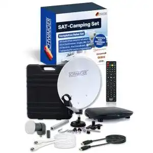 Camping-Sat-Anlage SCHWAIGER, 9604, digital komplett