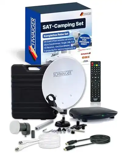 Camping-Sat-Anlage SCHWAIGER, 9604, digital komplett