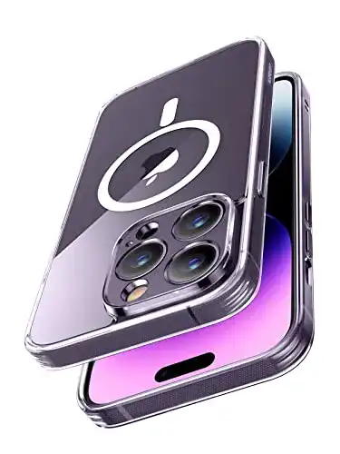 iPhone-14-Pro-Max-Clear-Case UGREEN Magnetic Crystal Clear