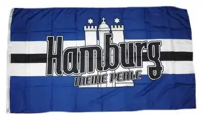 HSV-Fahne Fahnenwelt Fahne/Flagge Meine Perle Hamburg