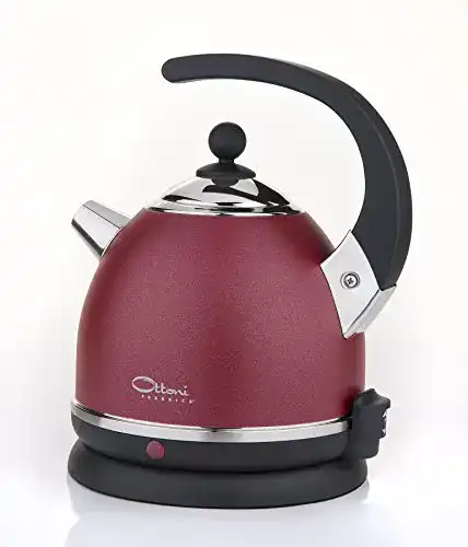 Retro-Wasserkocher Ottoni Fabbrica, Edelstahl, 1,7L 2400W