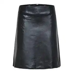 Lederrock SELECTED FEMME Slfnew Ibi Mw Leather Skirt B Noos