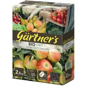 Obstbaum-Dünger Gärtner´s Bio Obstdünger Gemüsedünger 2,5 Kg