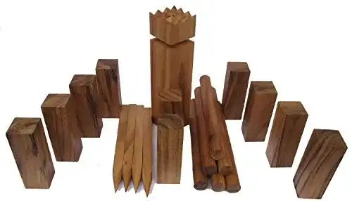 Kubb LOGOPLAY – Wikingerspiel – aus edlem harten Samena Holz