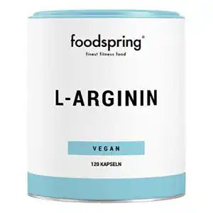 Pump-Booster foodspring L-Arginin Kapseln, 120 Stück