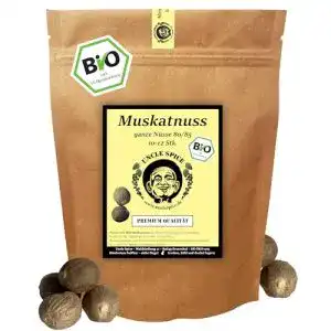Muskatnuss Uncle Spice BIO 10-12 Stk. ganze BIO Muskatnüsse