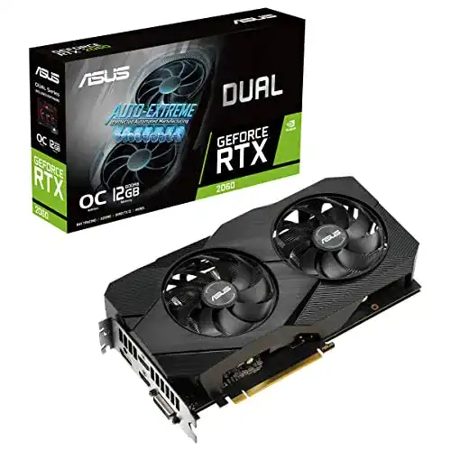 GeForce RTX 2060 ASUS Dual Nvidia 12GB EVO OC Edition