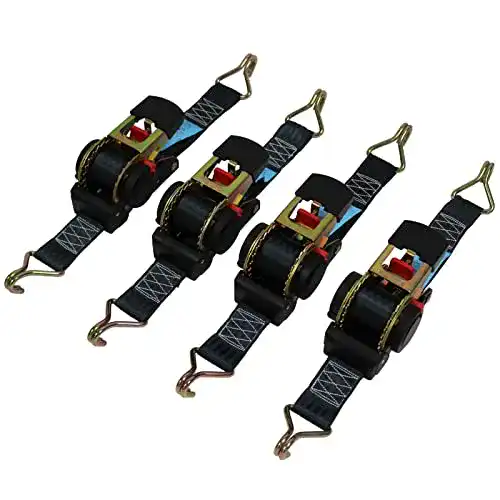 Automatik-Spanngurte TRUTZHOLM 4 x Automatik Spanngurt