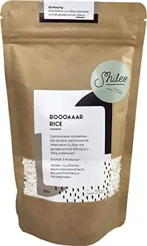 Konjak-Reis Shileo Low-Carb Konjak Reis, (3x 210g)