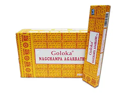 Räucherstäbchen Goloka Nag Champa, 16 Grms x 12 Schachteln