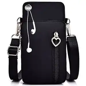 Handytasche DANXIAN zum Umhängen Damen, Geldbörse Damen Brieftasche