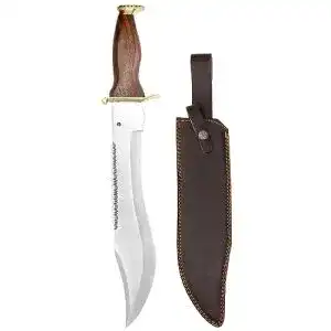 Perkin-Messer Perkin Jagdmesser mit Scheide Bowiemesser