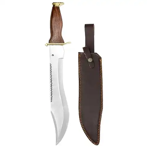 Perkin-Messer Perkin Jagdmesser mit Scheide Bowiemesser