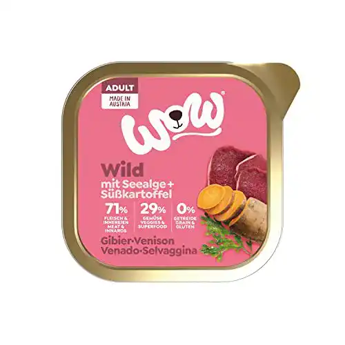 Wow-Hundefutter Wow Hundefutter nass Adult mit Wild, 11x150g