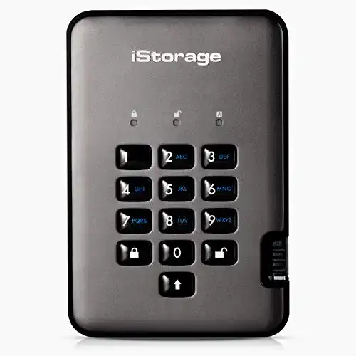 Externe Festplatte (5 TB) iStorage diskAshur Pro2 5TB Externe