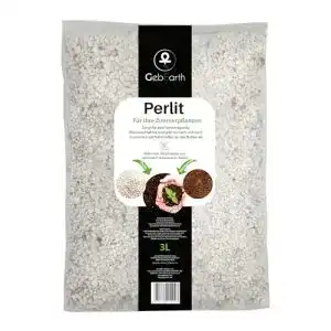 Perlite Pflanzen GebEarth – Perlite für Zimmerpflanzen (3LT)