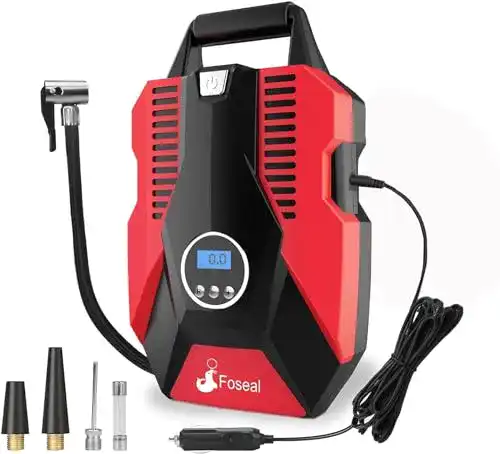 12V-Kompressor Foseal, voreingestellter Druck, LED-Licht