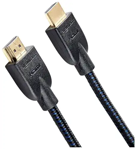 HDMI-Kabel (1m) Amazon Basics, geflochtenes HDMI-Kabel, 0,9 m