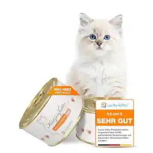 Lucky-Kitty-Katzenfutter Lucky-Kitty 100% Hühnerherzen