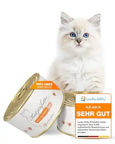 Lucky-Kitty-Katzenfutter Lucky-Kitty 100% Hühnerherzen