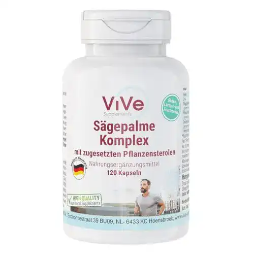 Prostata-Tabletten ViVe Supplements Sägepalmenextrakt