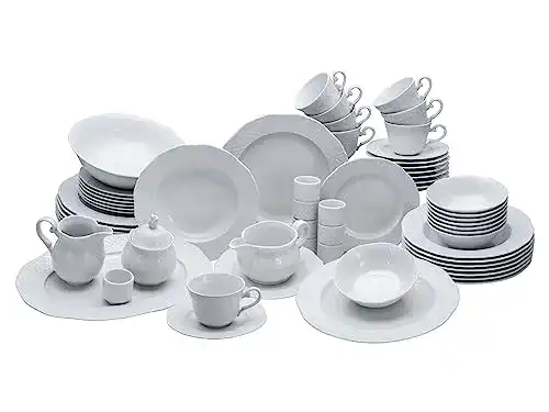Kombiservice Creatable, 16072, Serie Arianne, 61 teilig, Porzellan