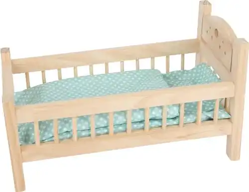 Puppenbett Small Foot 9601 aus Holz, Puppenmöbel-Zubehör