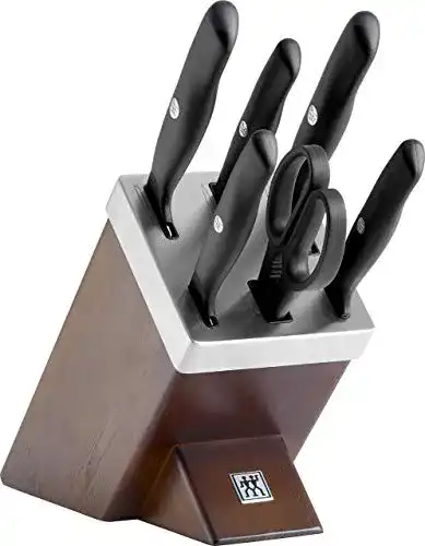 Messerblock Zwilling Selbstschärfender, 7-tlg., Holzblock