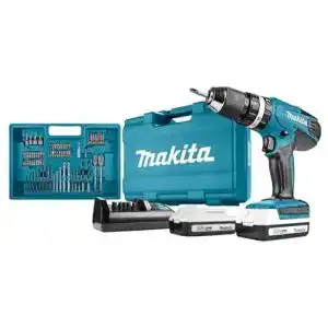 Makita-Akku-Schlagbohrschrauber Makita HP457DWE10 74tlg.