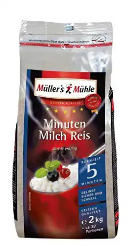 Milchreis GenWJ Müller’s Mühle – Minuten Milch Reis – 2kg