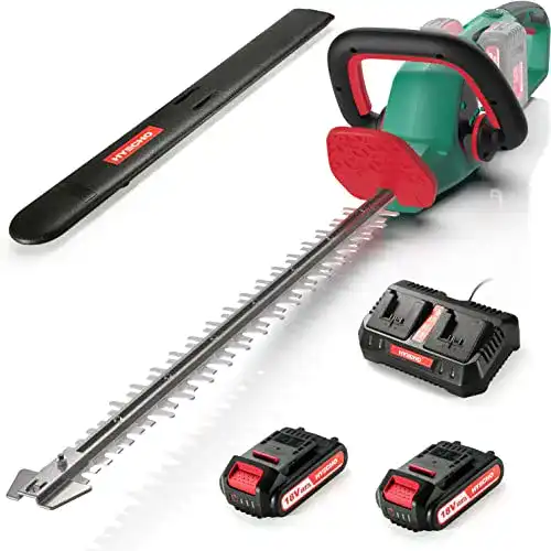 Heckenschere 60 cm HYECHO Heckenschere Akku 36V bürstenlos