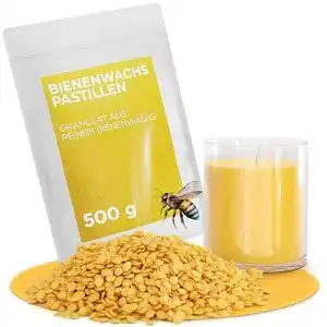 Bienenwachs molinoRC 500g 100% Reine Pastillen 500 Gramm 0,5kg