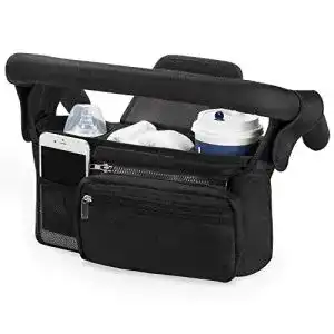 Kinderwagen-Organizer momcozy mit isoliertem Getränkehalter