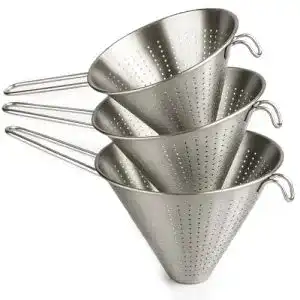Spitzsieb Space Home, Set, 3-teilig, aus Edelstahl