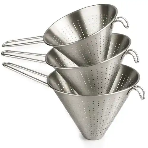 Spitzsieb Space Home, Set, 3-teilig, aus Edelstahl