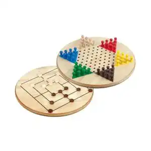 Mühle-Spiel Philos 3304 Halma-Mühle-Kombination, Maxi