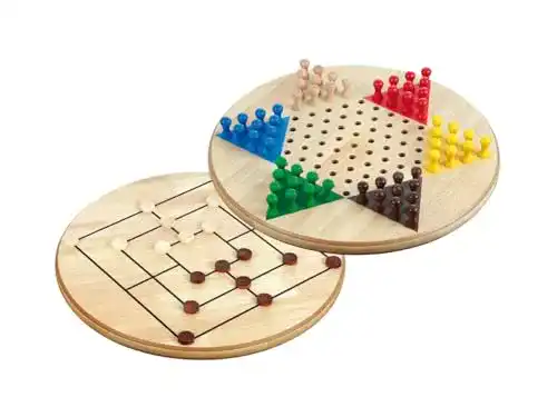 Mühle-Spiel Philos 3304 Halma-Mühle-Kombination, Maxi