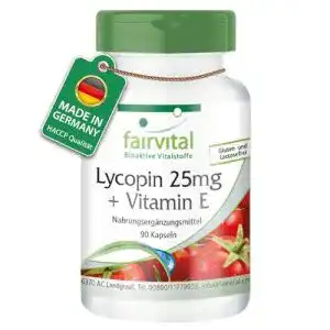 Lycopin-Kapseln fairvital | Lycopin Kapseln mit Vitamin E – 25mg