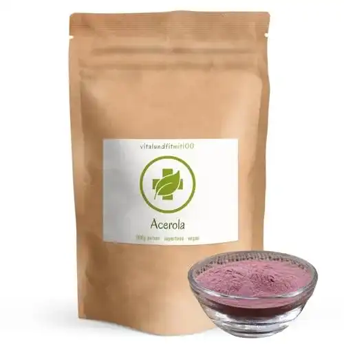 Die beste Acerola-Pulver vitalundfitmit100 Acerola Pulver - 100 g 2026 Test Bestseller Acerola-Pulver vitalundfitmit100 Acerola Pulver – 100 g