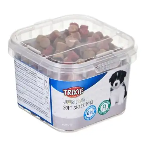 Leckerli für Welpen TRIXIE Junior Soft Snack Dots mit Omega3