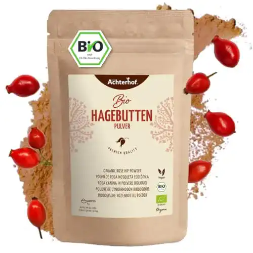 Hagebuttenextrakt vom-Achterhof Hagebuttenpulver Bio 1000g