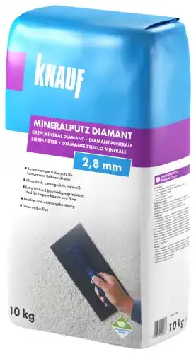 Innenputz Knauf Mineralputz Diamant 2,8-mm Körnung, 10-kg