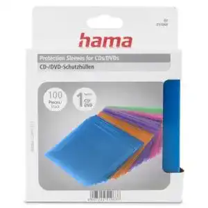 CD-Hüllen Hama CD-Leerhüllen 100 Stück, auch für DVD, Blu-ray